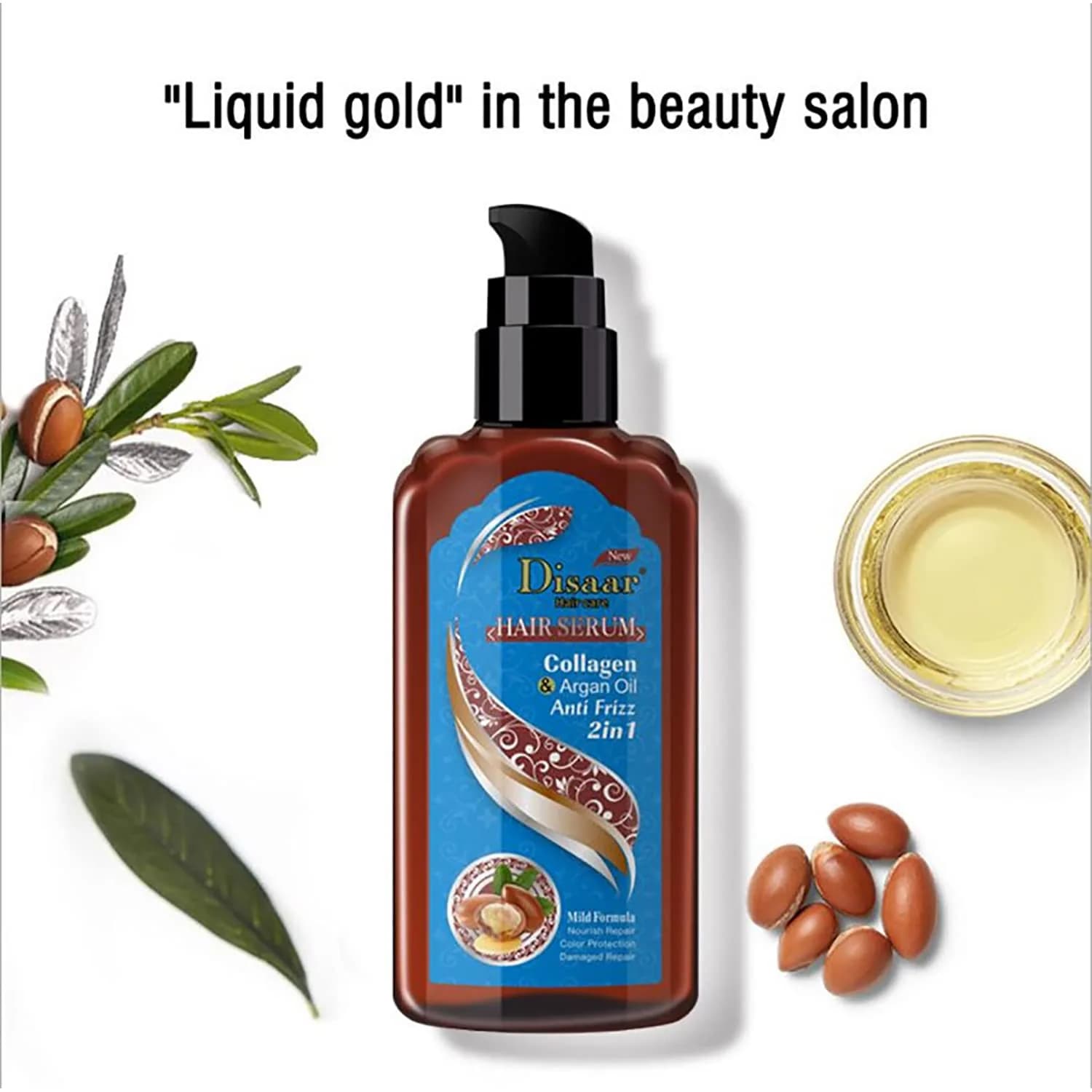 Disaar — Ser de păr Collagen & Argan Oil Anti Frizz 2în1 thumbnail 3