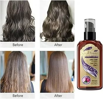 Disaar — Ser de păr Keratin & Olive Oil Anti Frizz 2în1 thumbnail 3